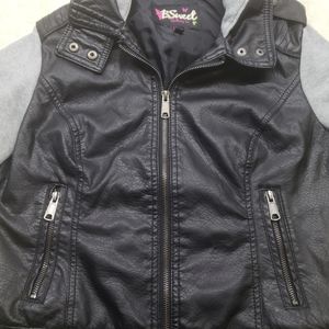 Bsweet clothing co. Faux leather jacket  size L